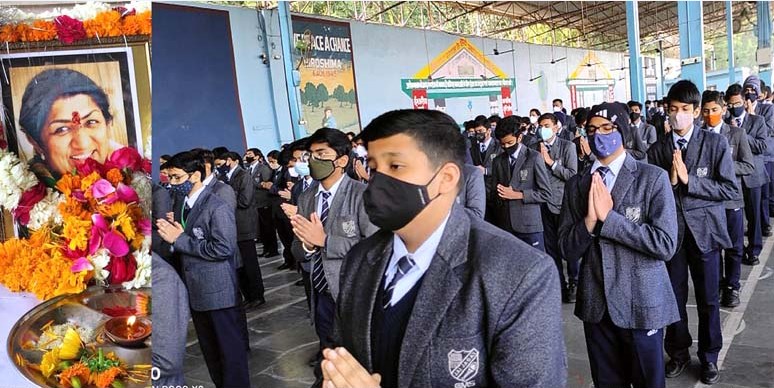 सी.एम.एस. के सभी कैम्पसों में छात्रों ने दी भारतरत्न लता जी को भावभीनी श्रद्धान्जलि सी.एम.एस. के सभी कैम्पसों में छात्रों ने दी भारतरत्न लता जी को भावभीनी श्रद्धान्जलि