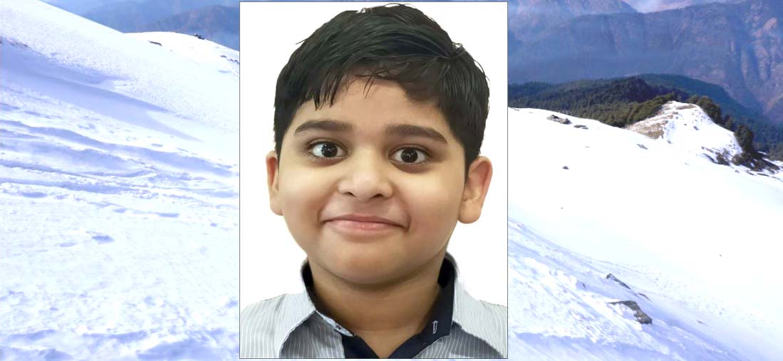सबसे कम उम्र में हिमालय की केदारकंठ चोटी फतह करने का रिकार्ड बनाया सी.एम.एस. छात्र ने