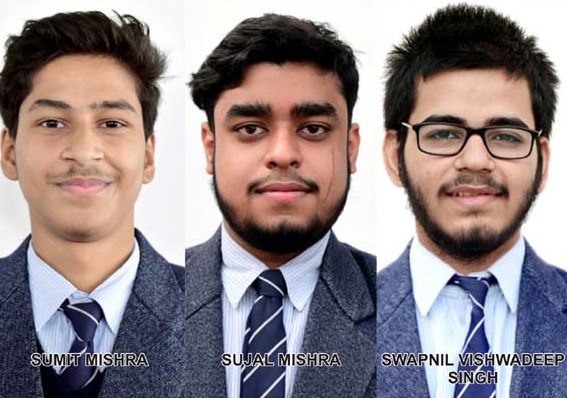 नेशनल डिफेन्स एकेडमी (एन.डी.ए.) में सी.एम.एस. के तीन छात्र चयनित नेशनल डिफेन्स एकेडमी (एन.डी.ए.) में सी.एम.एस. के तीन छात्र चयनित