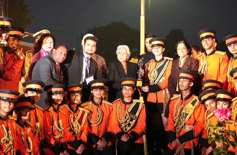 बीटिंग द रिट्रीट  समारोह में सी.एम.एस. को सर्वाधिक 11 पुरस्कार मिले