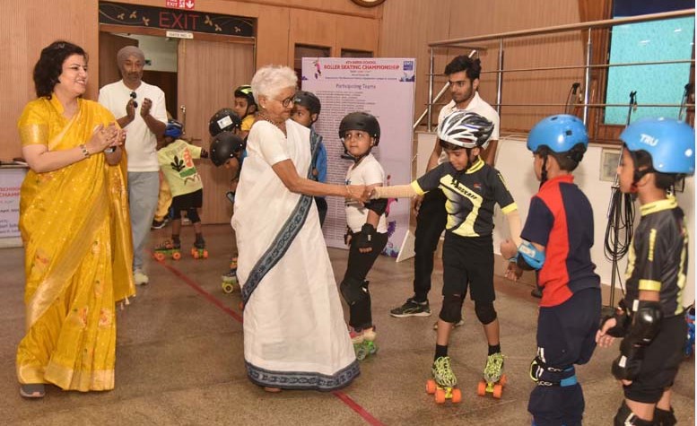 सी.एम.एस. में दो-दिवसीय इण्टर-स्कूल रोलर स्केटिंग चैम्पियनशिप प्रारम्भ