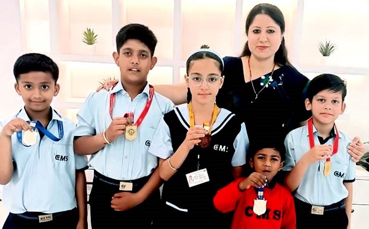 ताइक्वाण्डो में 2 गोल्ड समेत सी.एम.एस. छात्रों ने जीते 5 पदक ताइक्वाण्डो में 2 गोल्ड समेत सी.एम.एस. छात्रों ने जीते 5 पदक