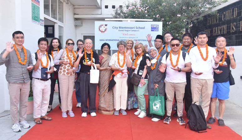 8 देशों से पधारे 16 शिक्षाविदों का सी.एम.एस. में हुआ भव्य स्वागत