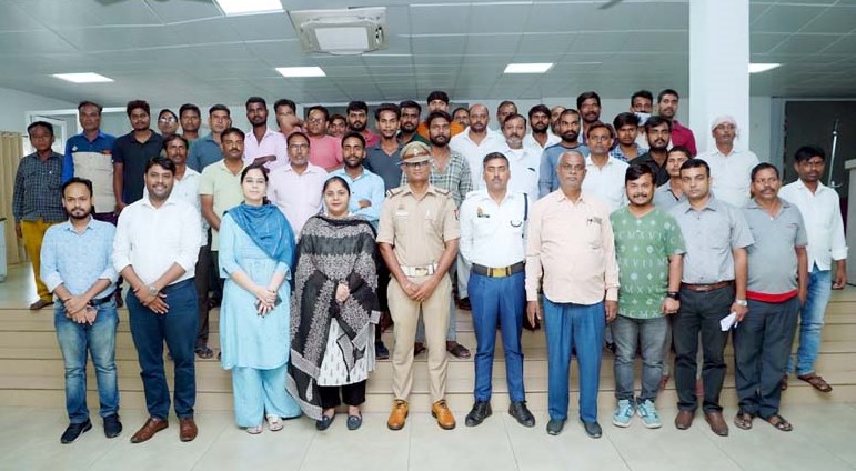 Workshop for CMS drivers to raise  awareness on Road Safety and Traffic Rules