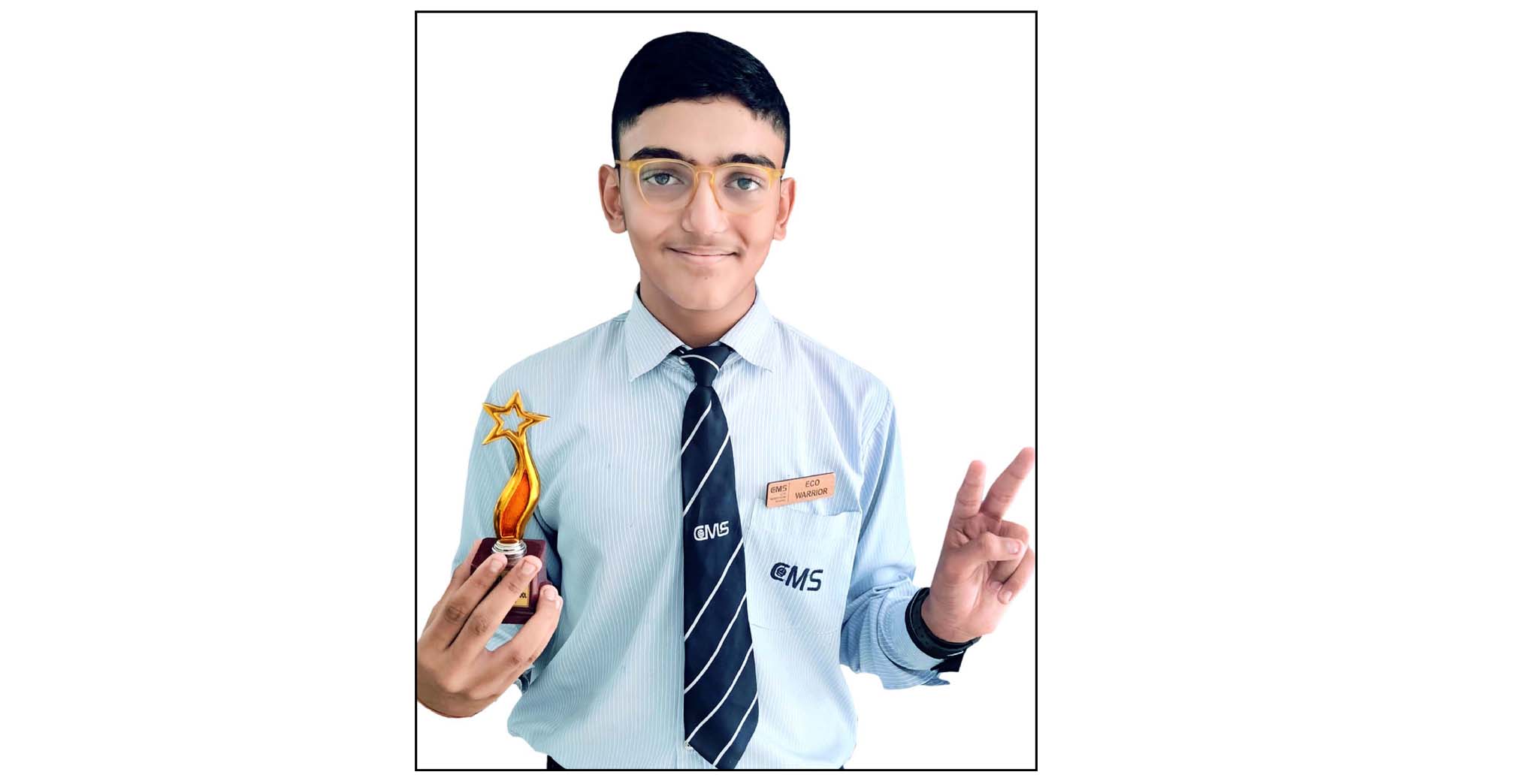 अखिल भारतीय प्रतियोगिता में सी.एम.एस. छात्र सम्मानित अखिल भारतीय प्रतियोगिता में सी.एम.एस. छात्र सम्मानित