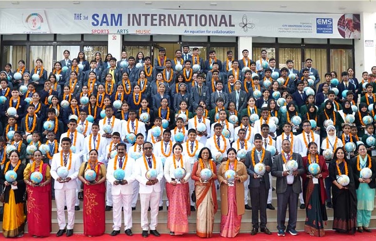 इण्टरनेशनल स्पोर्टस, आर्टस एण्ड म्यूजिक प्रतियोगिता ‘सैम-2024’ का भव्य उद्घाटन इण्टरनेशनल स्पोर्टस, आर्टस एण्ड म्यूजिक प्रतियोगिता ‘सैम-2024’ का भव्य उद्घाटन