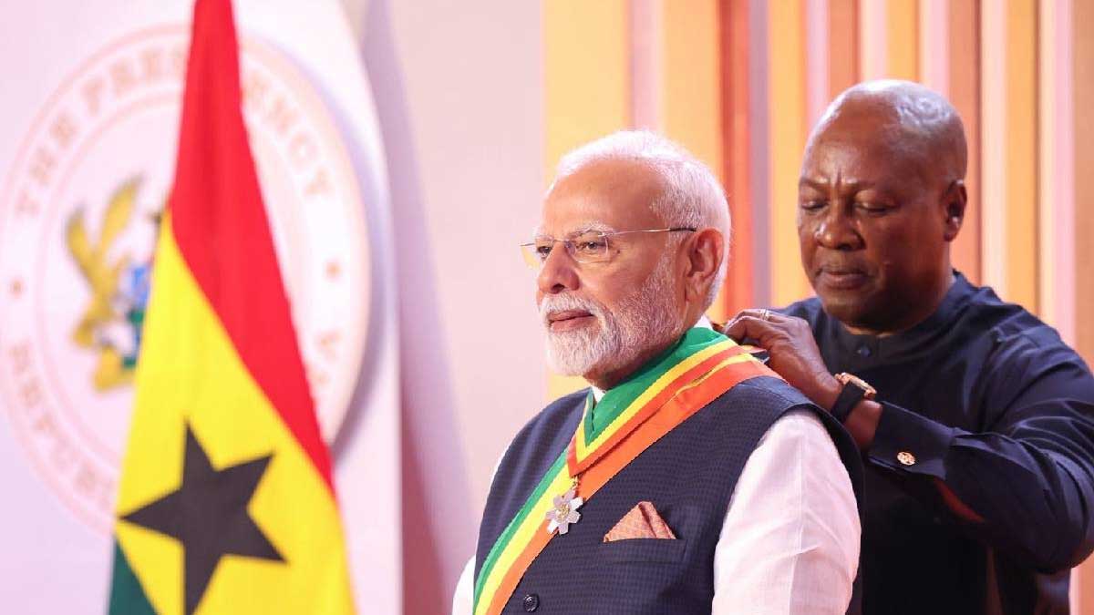 PM Modi Ghana Visit: घाना में पीएम मोदी का भव्य स्वागत, भारतीय समुदाय की अहम भूमिका