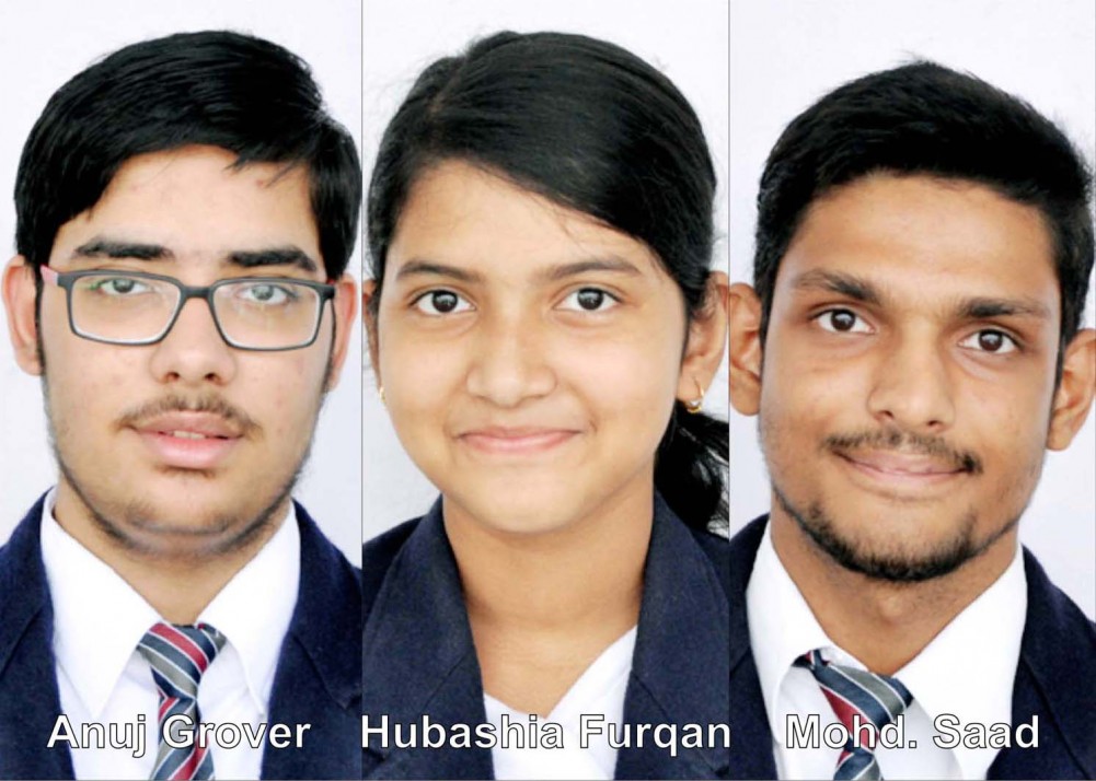 सी.एम.एस. राजेन्द्र नगर (प्रथम कैम्पस) के तीन छात्रों को भारत सरकार द्वारा 12 लाख रूपये की स्कॉलरशिप