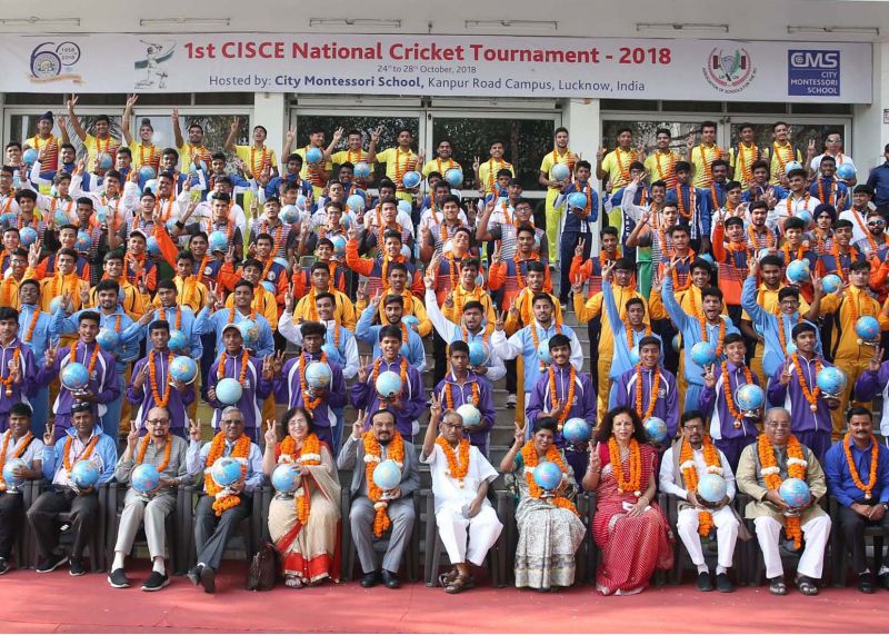 CMS की मेजबानी में सी.आई.एस.सी.ई. नेशनल क्रिकेट टूर्नामेन्ट का भव्य उद्घाटन