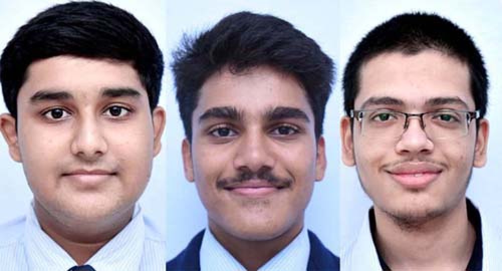 भारत सरकार की किशोर वैज्ञानिक प्रोत्साहन योजना फेलोशिप मेंCMS गोमती नगर (प्रथम) के तीन छात्र चयनित
