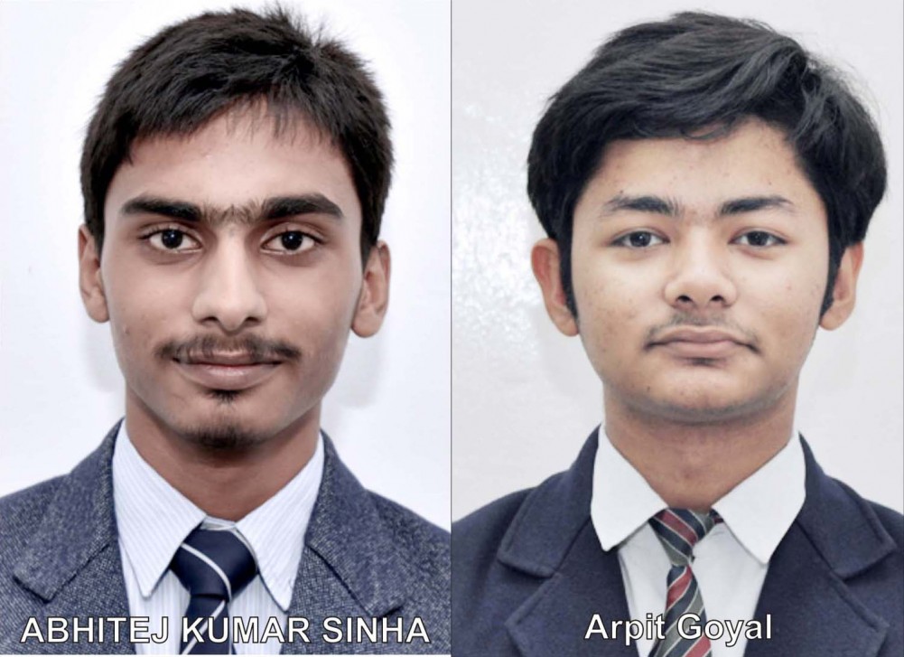 सी.एम.एस. गोमती नगर (द्वितीय) के दो छात्रों को भारत सरकार द्वारा चार-चार लाख रूपये की स्कॉलरशिप