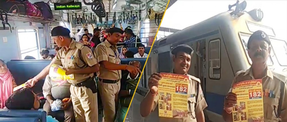 रेलवे सुरक्षा बल की जागरूकता पहल, महिलाओं को समझाई टोल फ्री नम्बर 182 की विशेषताएं
