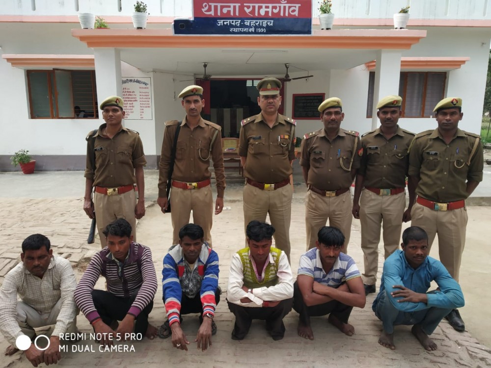 पुलिस ने अलग-अलग अपराध में 6 अभियुक्तों को किया गिरफ्तार