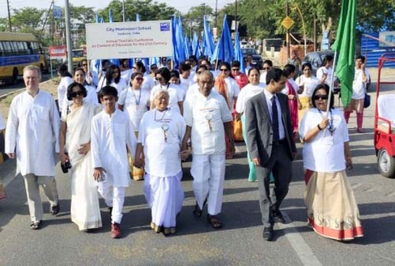 सी.एम.एस. छात्रों का चरित्र निर्माण मार्च आज