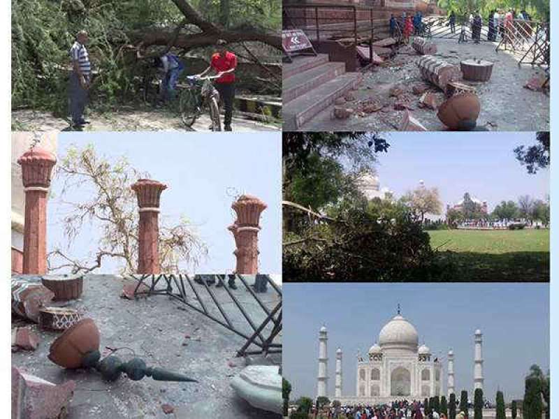 उत्तर प्रदेश के आगरा में आए तूफान बारिश और ओलों ने खूबसूरत ताजमहल को किया बदसूरत उत्तर प्रदेश के आगरा में आए तूफान बारिश और ओलों ने खूबसूरत ताजमहल को किया बदसूरत
