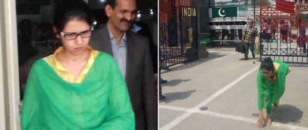 पाक में फसी भारतीय महिला उज्मा स्वदेश लौटी, सुषमा ने किया स्वागत पाक में फसी भारतीय महिला उज्मा स्वदेश लौटी, सुषमा ने किया स्वागत