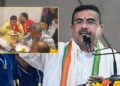 Suvendu Adhikari Kalighat Fish Bhog: मंदिर में मछली भोग खाते CM शुभेंदु अधिकारी का VIDEO वायरल, BJP ने कहा- खत्म हो शाकाहारी-मांसाहारी विवाद!