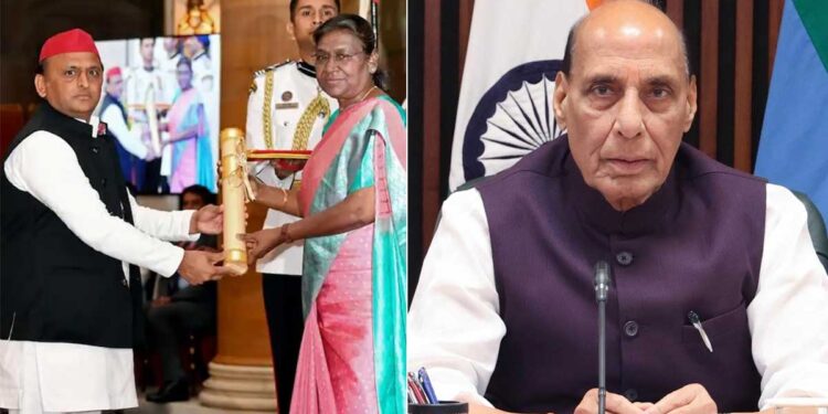 Mulayam Singh को Padma Vibhushan देने पर Rajnath Singh से पूछा तीखा सवाल, रक्षा मंत्री ने दिया ऐसा जवाब!